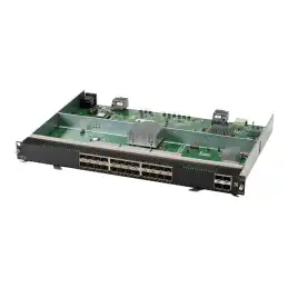 HPE Aruba 6400 - Module d'extension - 100M - 1G - 10 Gigabit Ethernet x 24 + 1Gb Ethernet - 10Gb Ethernet - ... (R0X43A)_1